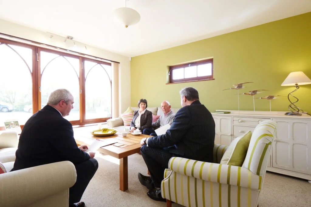 Funeral director supporting a family in Somerset.