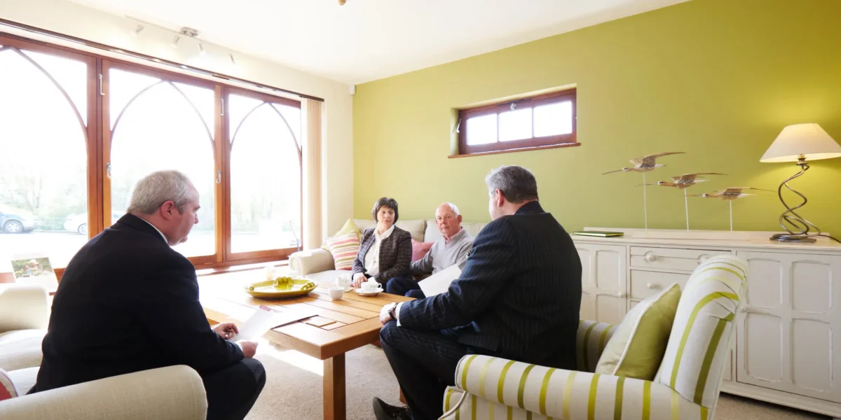 Funeral director supporting a family in Somerset.